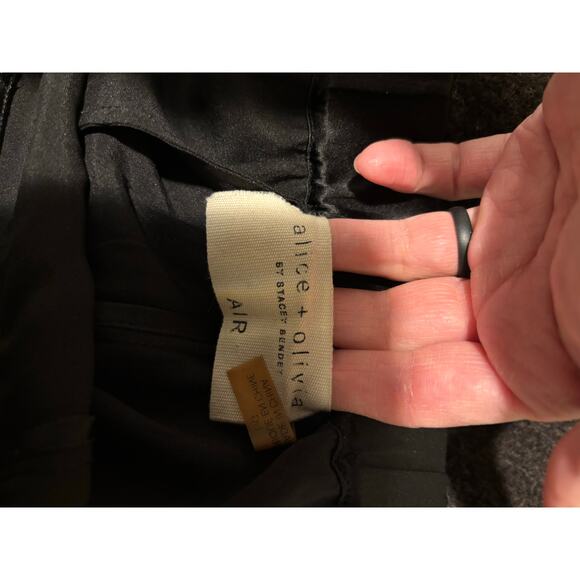 Anthropologie Alice + Olivia Satin Jogger Pants - Picture 4 of 7